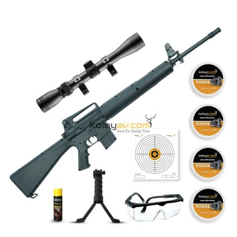 Ekol M Siyah Havalı Tüfek (Full Set)