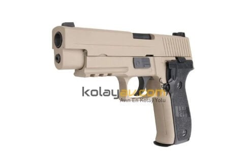 WE MK25 F226 Tan Blowback Airsoft Tabanca (Greengas)