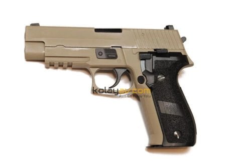 WE MK25 F226 Tan Blowback Airsoft Tabanca (Greengas)