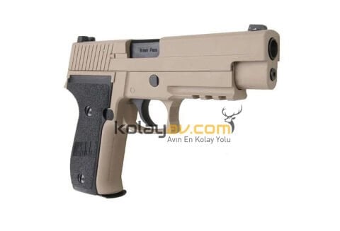 WE MK25 F226 Tan Blowback Airsoft Tabanca (Greengas)