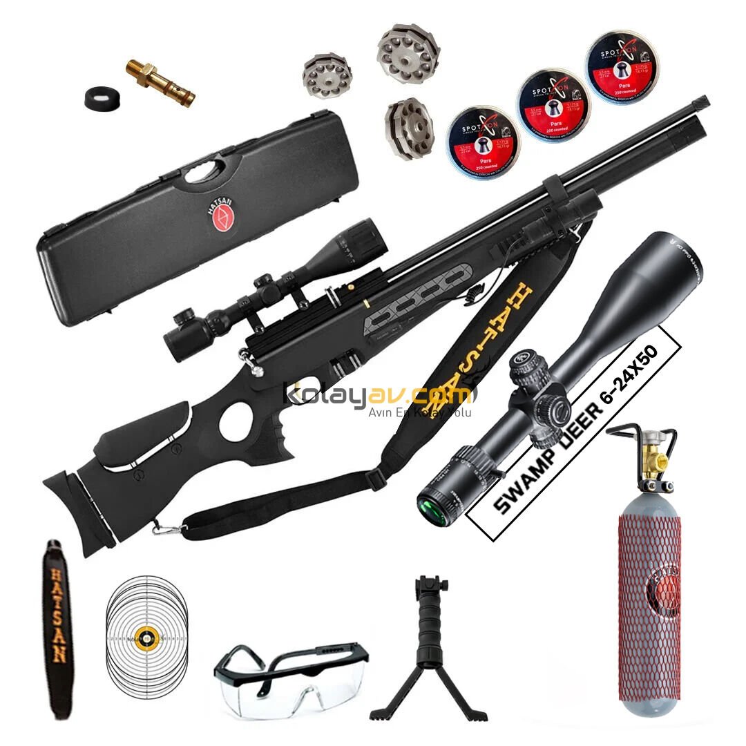 Hatsan BT65 SB Elite FFP Dürbün + Scuba PCP Havalı Tüfek 5.5mm  (Cosmos Set)