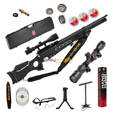 Hatsan BT65 SB PCP Havalı Tüfek 6.35 mm - Dürbün + Pompa (Full Set)