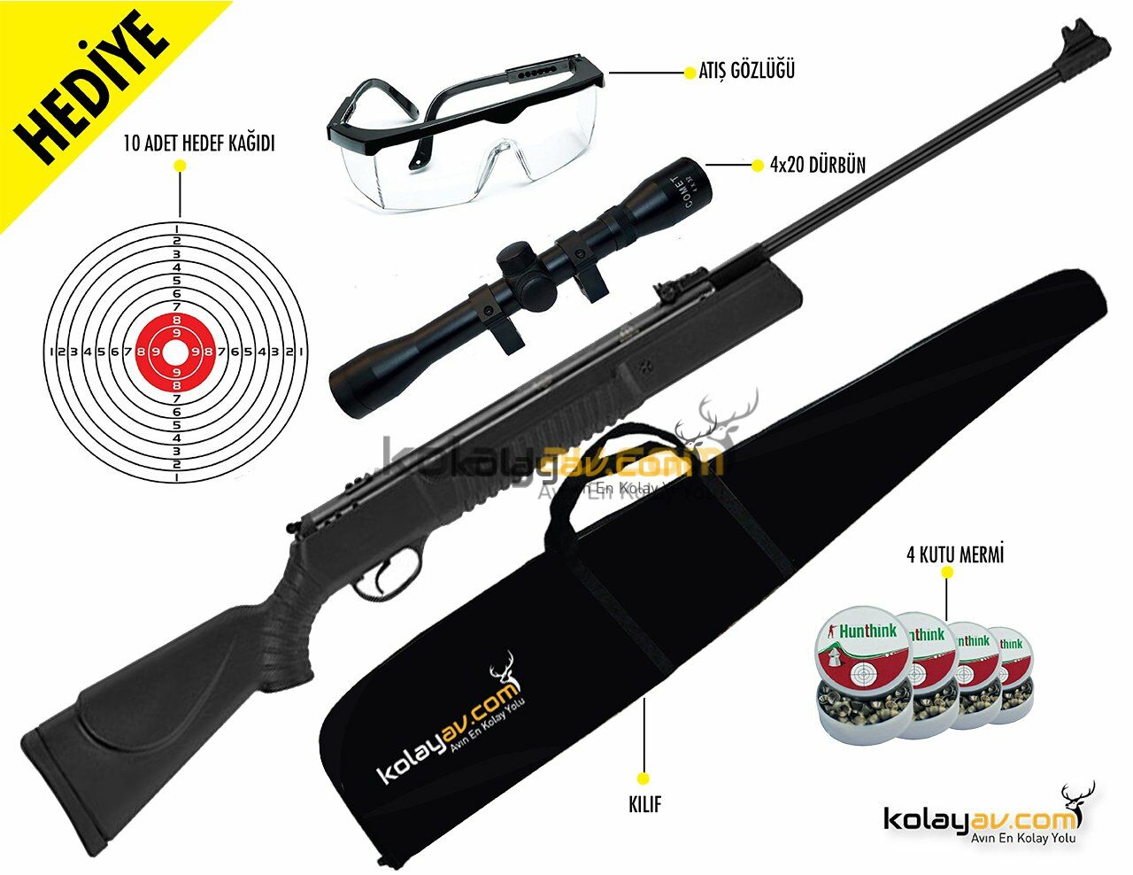 HATSAN MOD 80 Sentetik Havalı Tüfek 5.5 mm