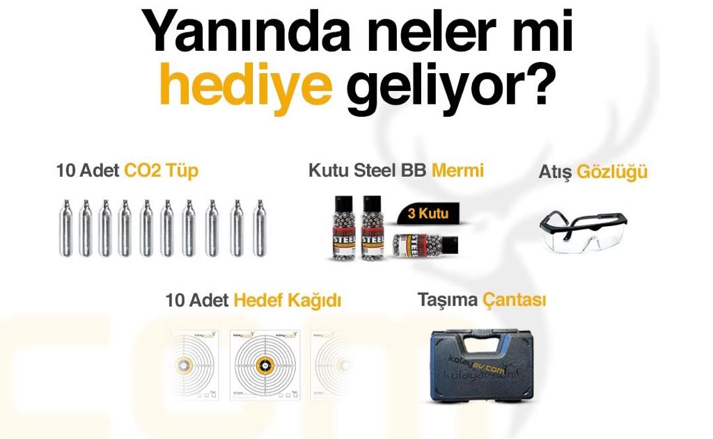 havalı tabanca hediye