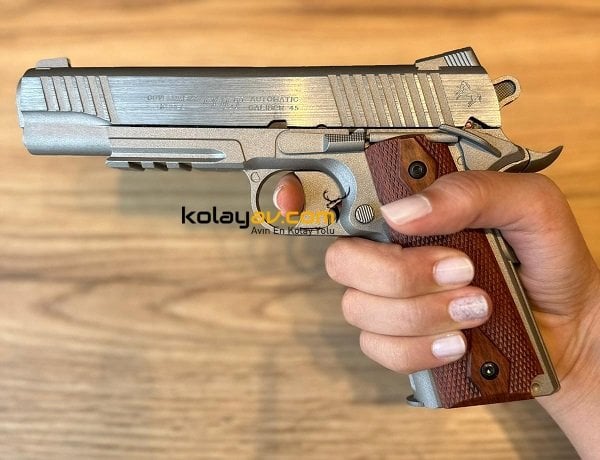 CYBERGUN Colt 1911 Rail Gun Gümüş Airsoft Tabanca