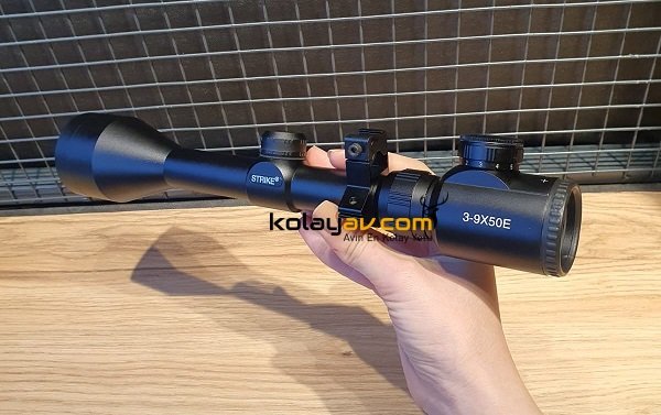 Asg 3-9x50E Zoomlu Işıklı Tüfek Dürbünü