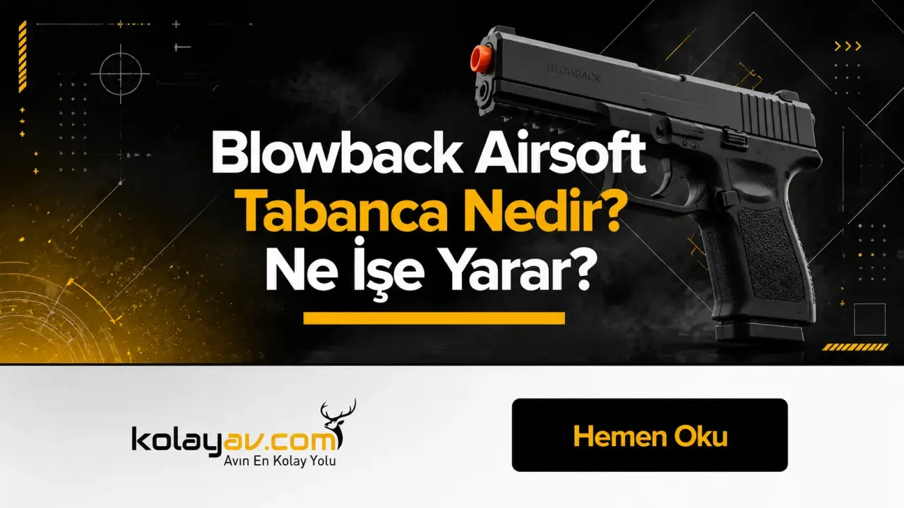 Blowback Airsoft Tabanca Nedir? Ne İşe Yarar?