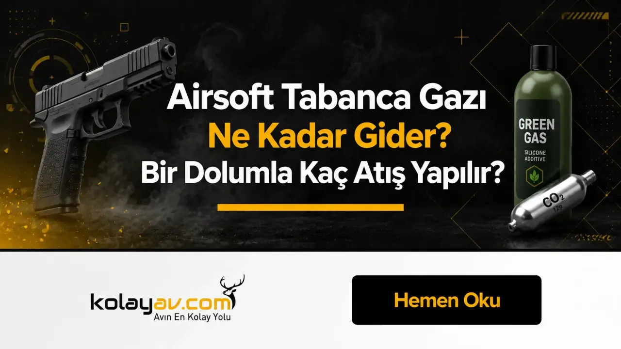 Airsoft Tabanca Gazı Ne Kadar Gider? Bir Dolumla Kaç Atış Yapılır?