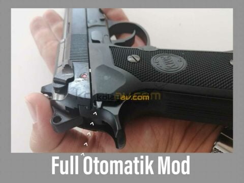 KWC Beretta M92 Blowback Otomatik Havalı Tabanca