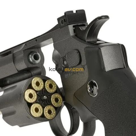 ASG Dan Wesson 8 İnç Revolver Gri Toplu Havalı Tabanca 4.5mm