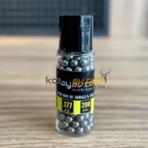 Kolay Av 200 Adet Havalı Tabanca Mermisi 4.5mm Çelik Bilye BBs