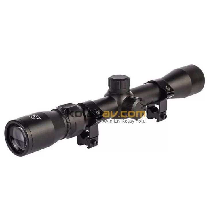 Comet 3-9x40 Tüfek Dürbünü, Zoomlu