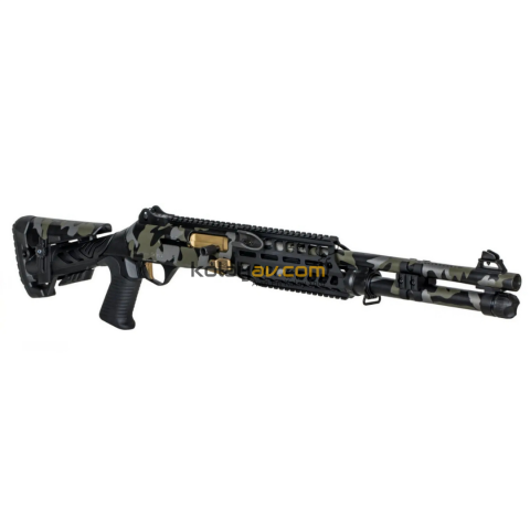Aksa Crossfire S4 Extreme Pro Camo 1 Haki Otomatik 12 Kalibre Av Tüfeği