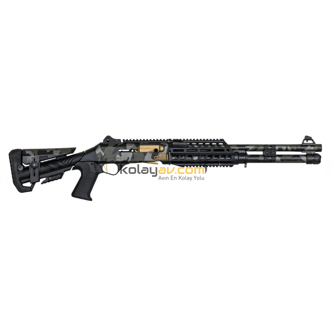 Aksa Crossfire S4 Extreme Pro Camo 1 Haki Otomatik 12 Kalibre Av Tüfeği