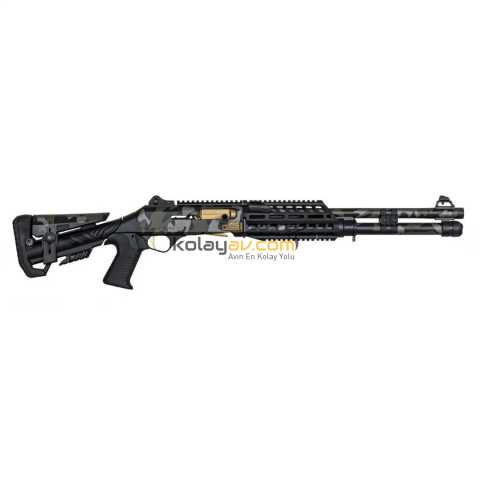 Aksa Crossfire S4 Extreme Pro Camo 1 Haki Otomatik 12 Kalibre Av Tüfeği