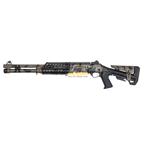 Aksa Crossfire S4 Extreme Pro Camo 2 Çöl Otomatik 12 Kalibre Av Tüfeği
