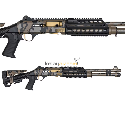 Aksa Crossfire S4 Extreme Pro Camo 2 Çöl Otomatik 12 Kalibre Av Tüfeği
