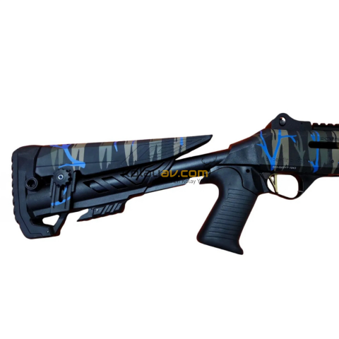 Aksa Crossfire S4 Extreme Pro Camo 1 Mavi Otomatik 12 Kalibre Av Tüfeği