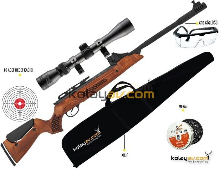 Hatsan SpeedFire W VORTEX Havalı Tüfek, 5.5(3x9-40 Dürbünlü)
