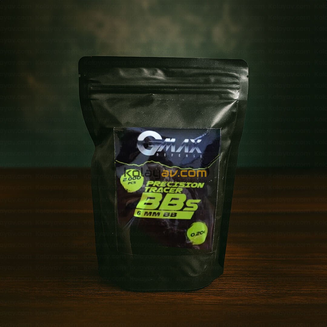 Gmax Precision Tracer İzli Airsoft BB 0.20gr - 2000 Adet 6mm