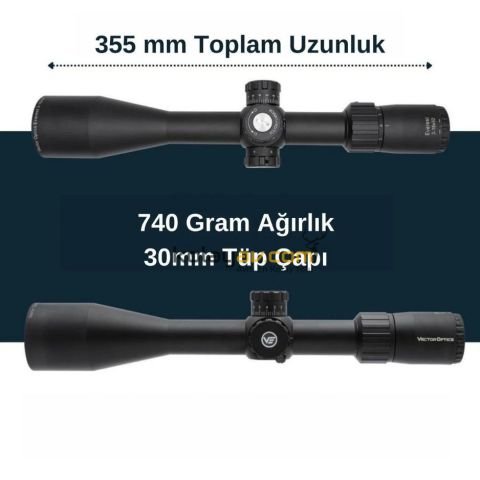 Vector Optics Everest 3-18x50SFP Gen II Tüfek Dürbünü