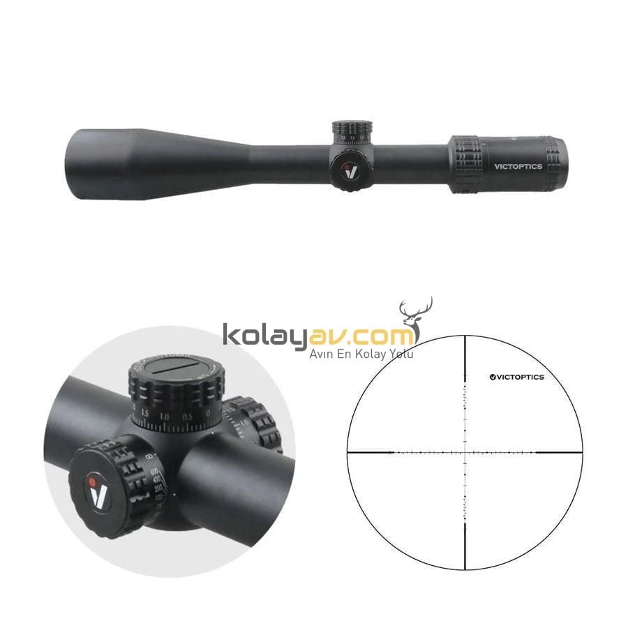 Victoptics Paralaks Teker S4 6-24x50 SFP Tüfek Dürbünü,OPSL17