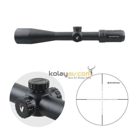 Victoptics Paralaks Teker S4 6-24x50 SFP Tüfek Dürbünü,OPSL17