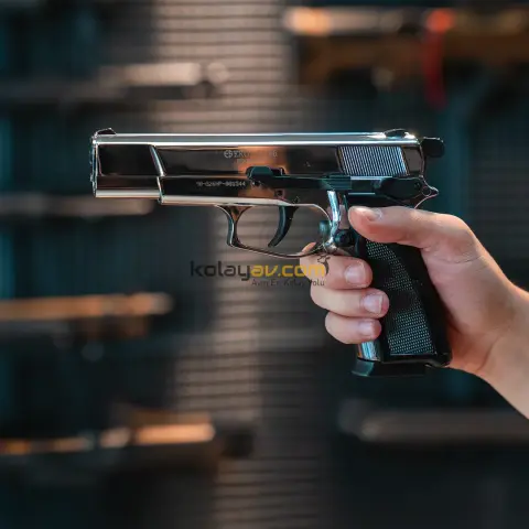 EKOL ES 66 Havalı Tabanca 4.5 mm - Parlak Beyaz