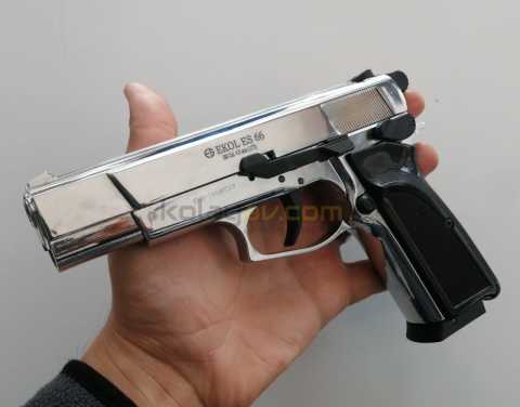 EKOL ES 66 Havalı Tabanca 4.5 mm - Parlak Beyaz