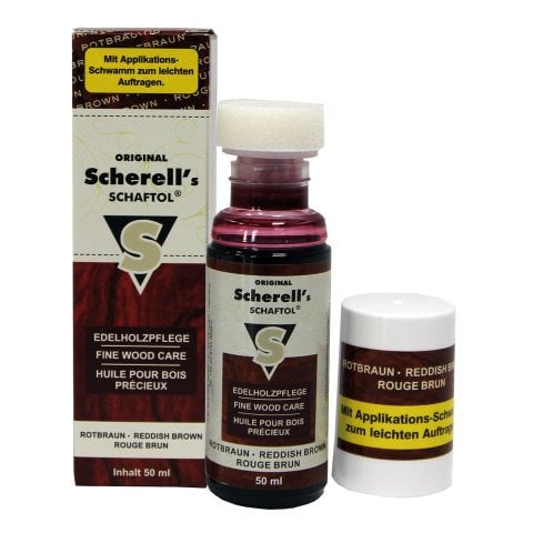 Ballistol Scherell's Şaftöl Reddish Brown Süngerli 50 ml Kızıl 23815