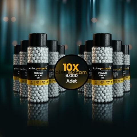 Kolay Av Airsoft Mermi 6 mm BB (6000 Adet)