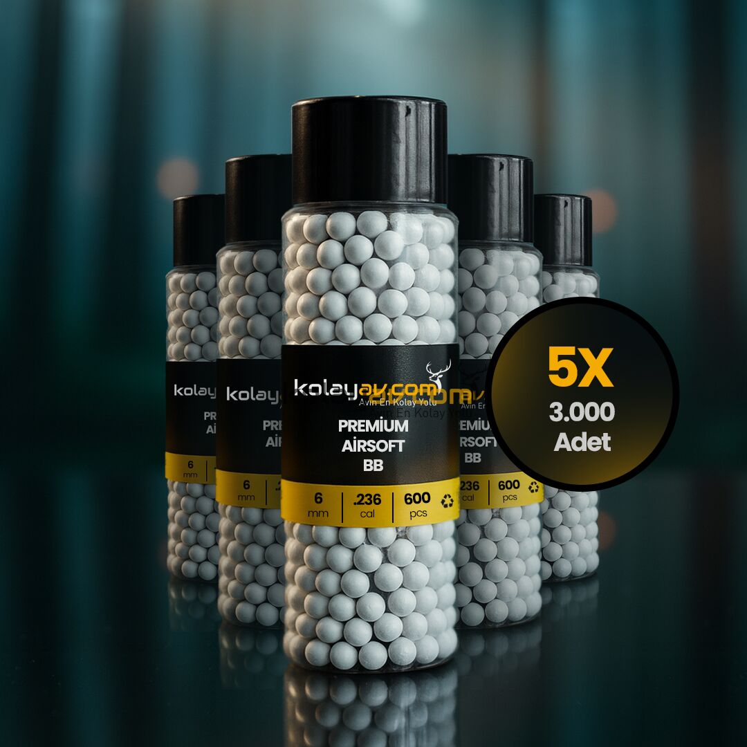 Kolay Av Airsoft Mermi 6 mm BB (3000 Adet)