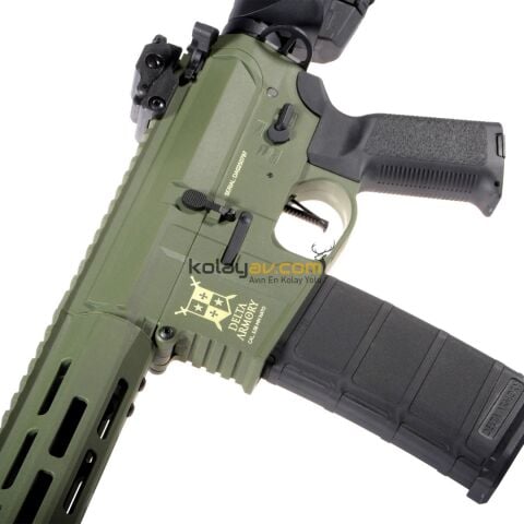 Delta Armory Charlie M4 AR15 M-LOK 8'' Oliva Airsoft Tüfek