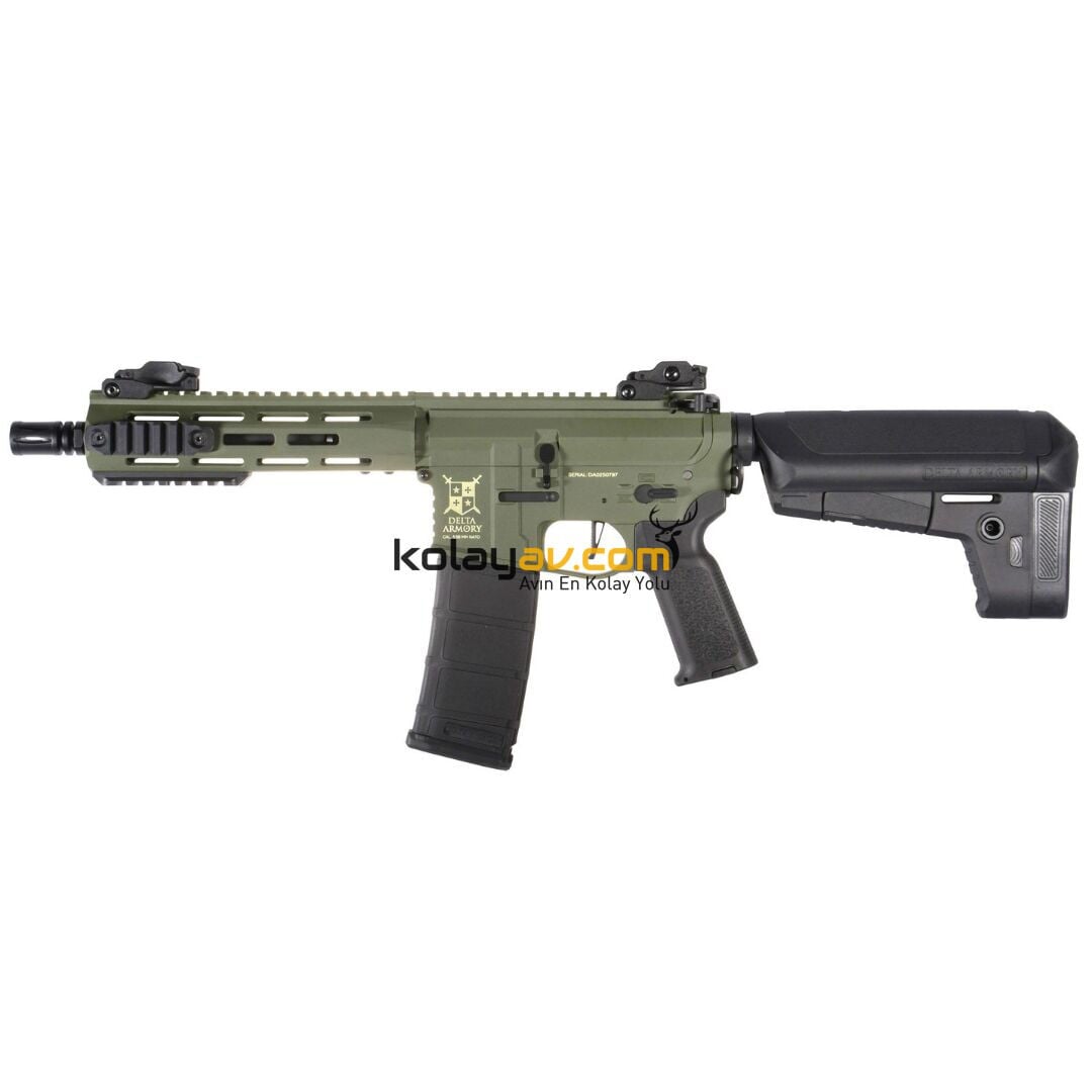 Delta Armory Charlie M4 AR15 M-LOK 8'' Oliva Airsoft Tüfek