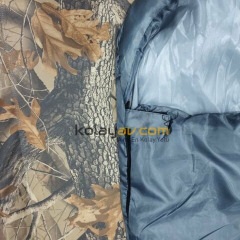 DFT Düz Başlık(190+30cm)x75 Gri 5/15° Uyku Tulumu
