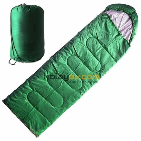 DFT Düz Başlık(190+30cm)x75 Yeşil 5/15° Uyku Tulumu