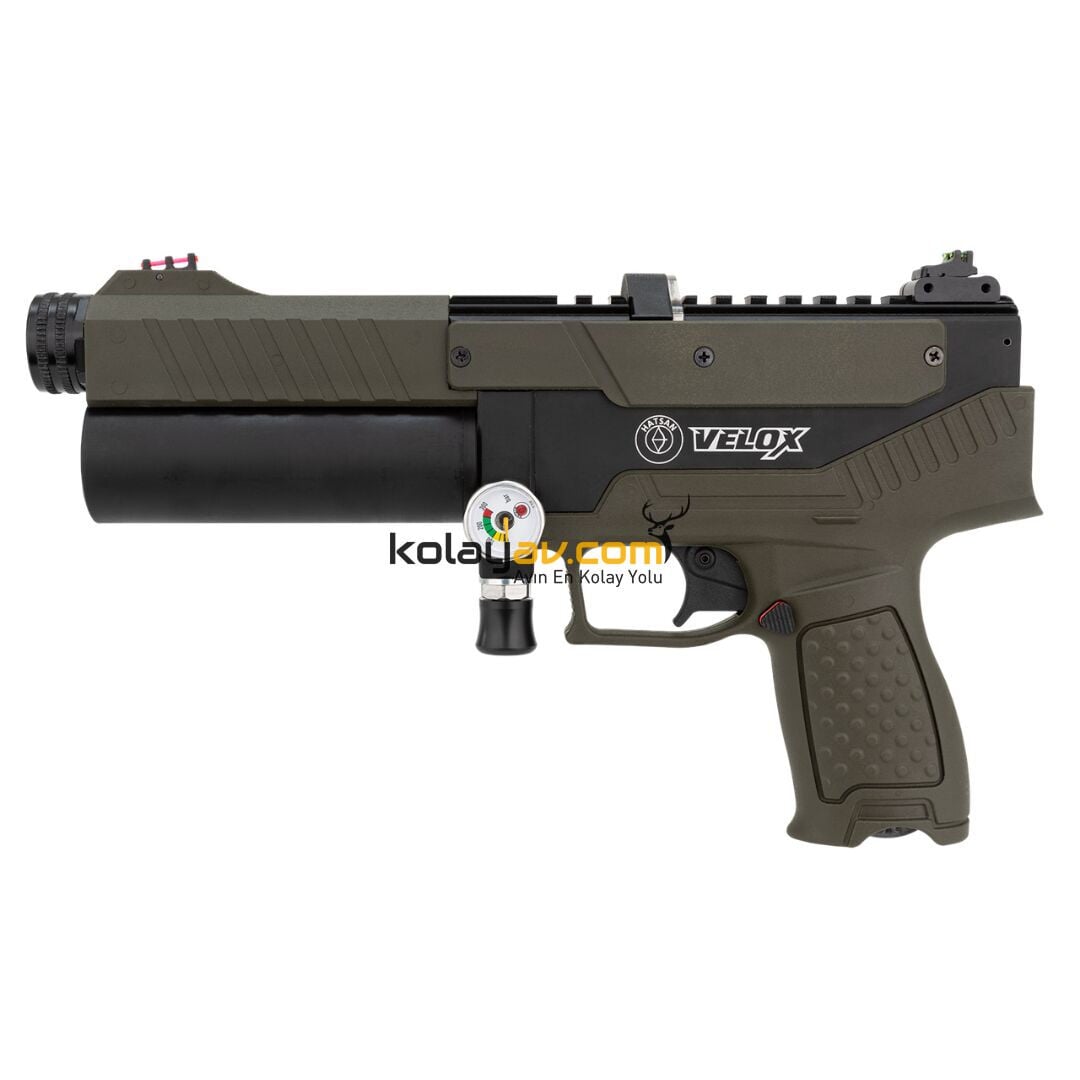 Hatsan Velox OD Yeşil Yarı Otomatik PCP Havalı Tabanca 6.35 mm