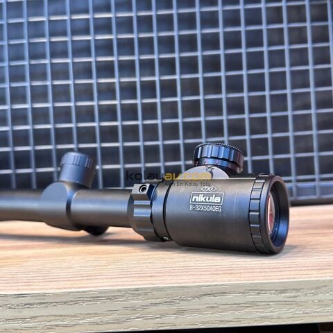 Nikula 8-32x50 AOEG Çift Işıklı Tüfek Dürbünü