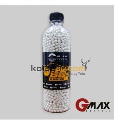 Gmax Airsoft Mermi BB 0.20gr 6mm 3000 Adet