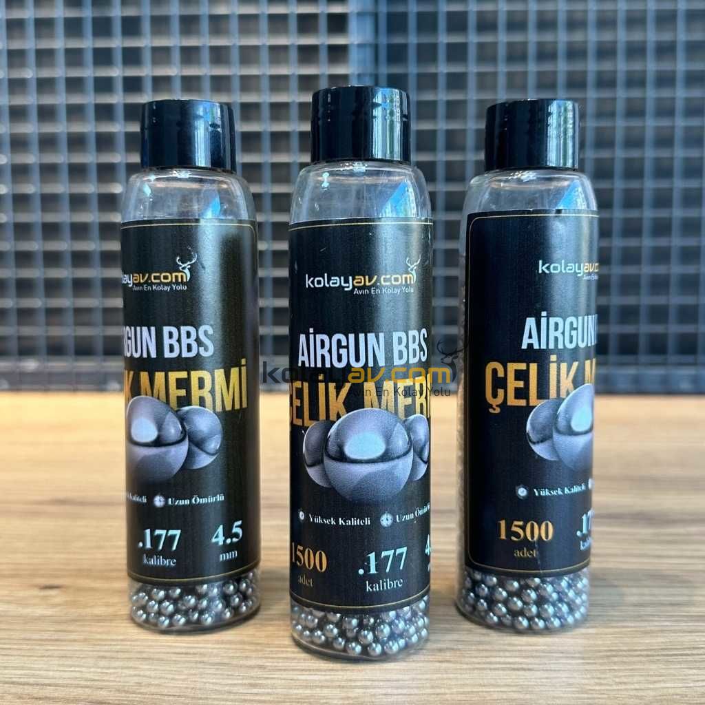 4500 Adet Kolay Av Havalı Tabanca Mermisi 4,5 mm BBs