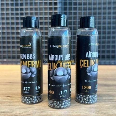 4500 Adet Kolay Av Havalı Tabanca Mermisi 4,5 mm BBs