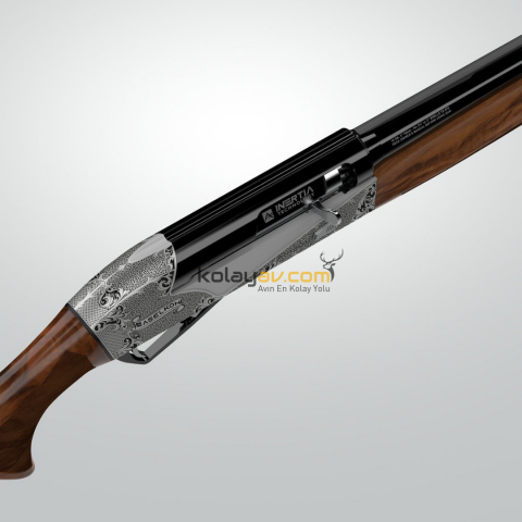 Aselkon Inter Elegant Gümüş Siyah Otomatik 12 Kalibre Av Tüfeği