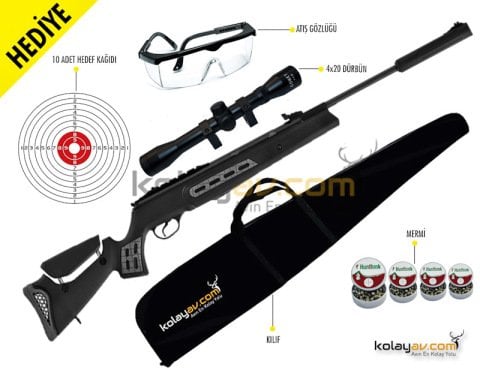 Hatsan Mod 125 Sniper Havalı Tüfek, 5.5mm (Full Set)
