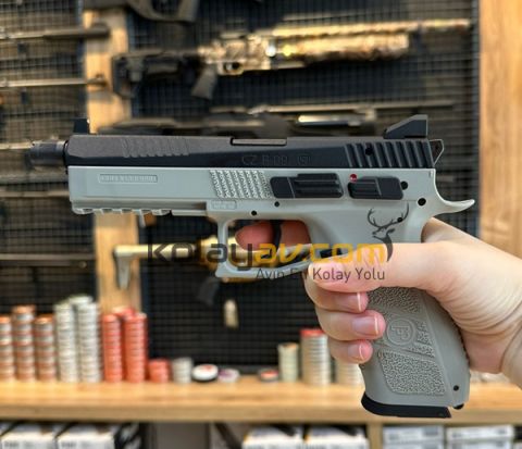 ASG CZ P-09 Urban Grey Blowback Airsoft Tabanca