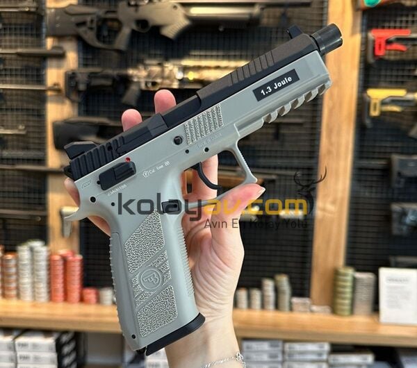 ASG CZ P-09 Urban Grey Blowback Airsoft Tabanca