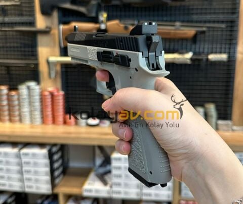 ASG CZ P-09 Urban Grey Blowback Airsoft Tabanca