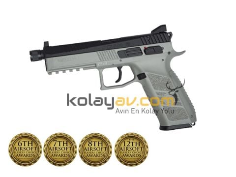 ASG CZ P-09 Urban Grey Blowback Airsoft Tabanca