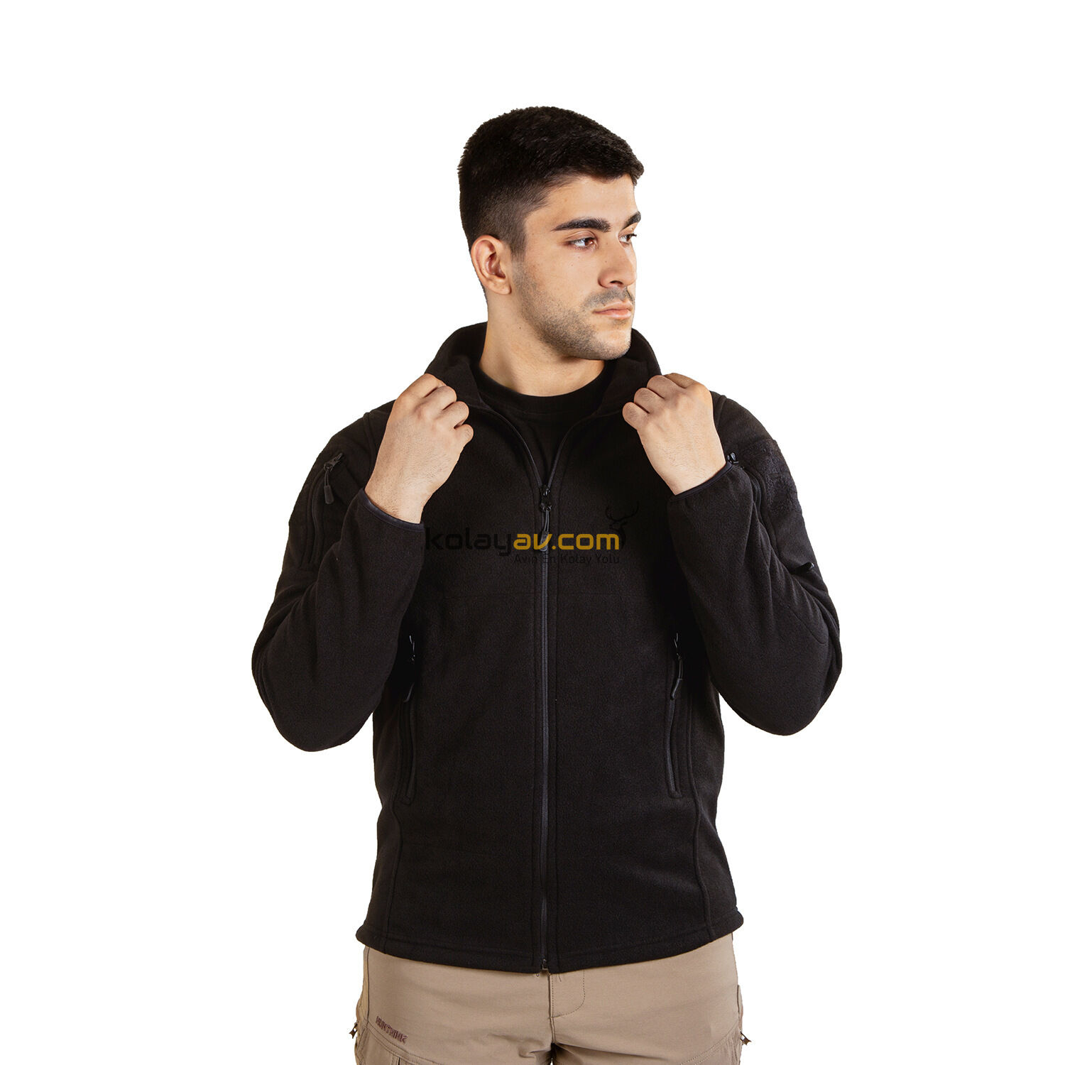 Hunthink 6 Cepli Polar Taktik Mont Siyah - Large