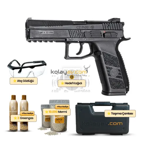 Asg CZ75 P09 Duty Blowback Green Gas Airsoft Tabanca