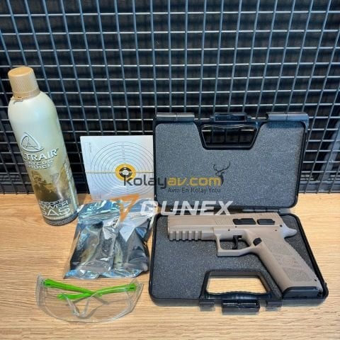 ASG CZ75 P09 Duty Blowback Airsoft Tabanca, Çöl (Greengas)